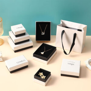 Premium custom jewelry box with plush interior lining for delicate pieces