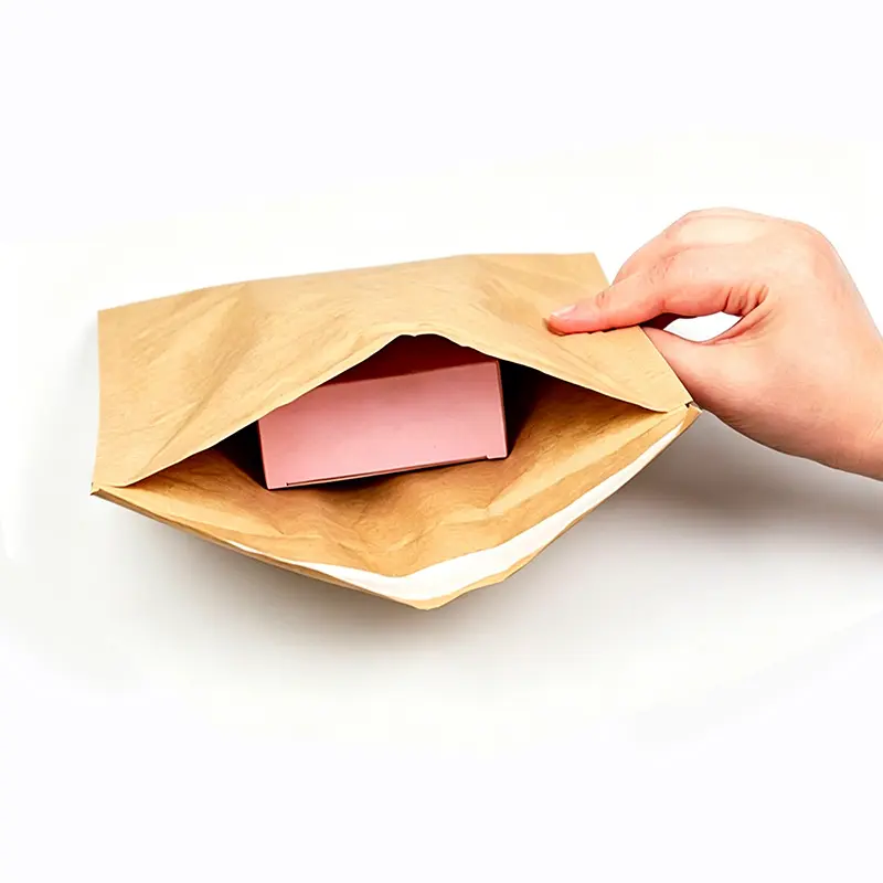 Easy-to-use honeycomb paper shipping bag for safe product transit.