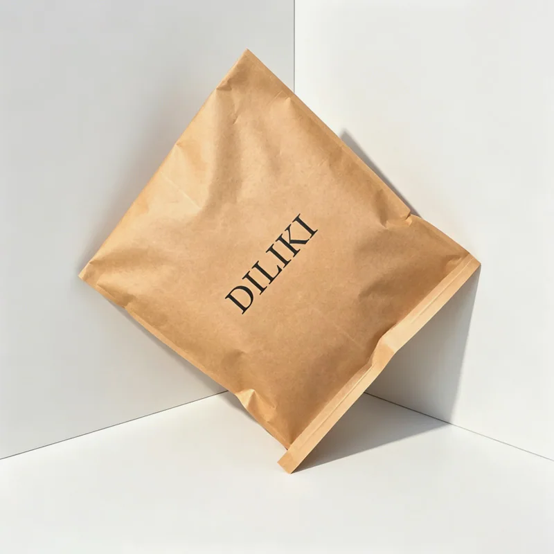 Puncture-resistant heavy duty composite paper shipping bag displaying superior stiffness to withstand rough postal handling